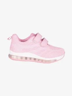 Solada Sneakers in tessuto da bambina con strappi e luci
