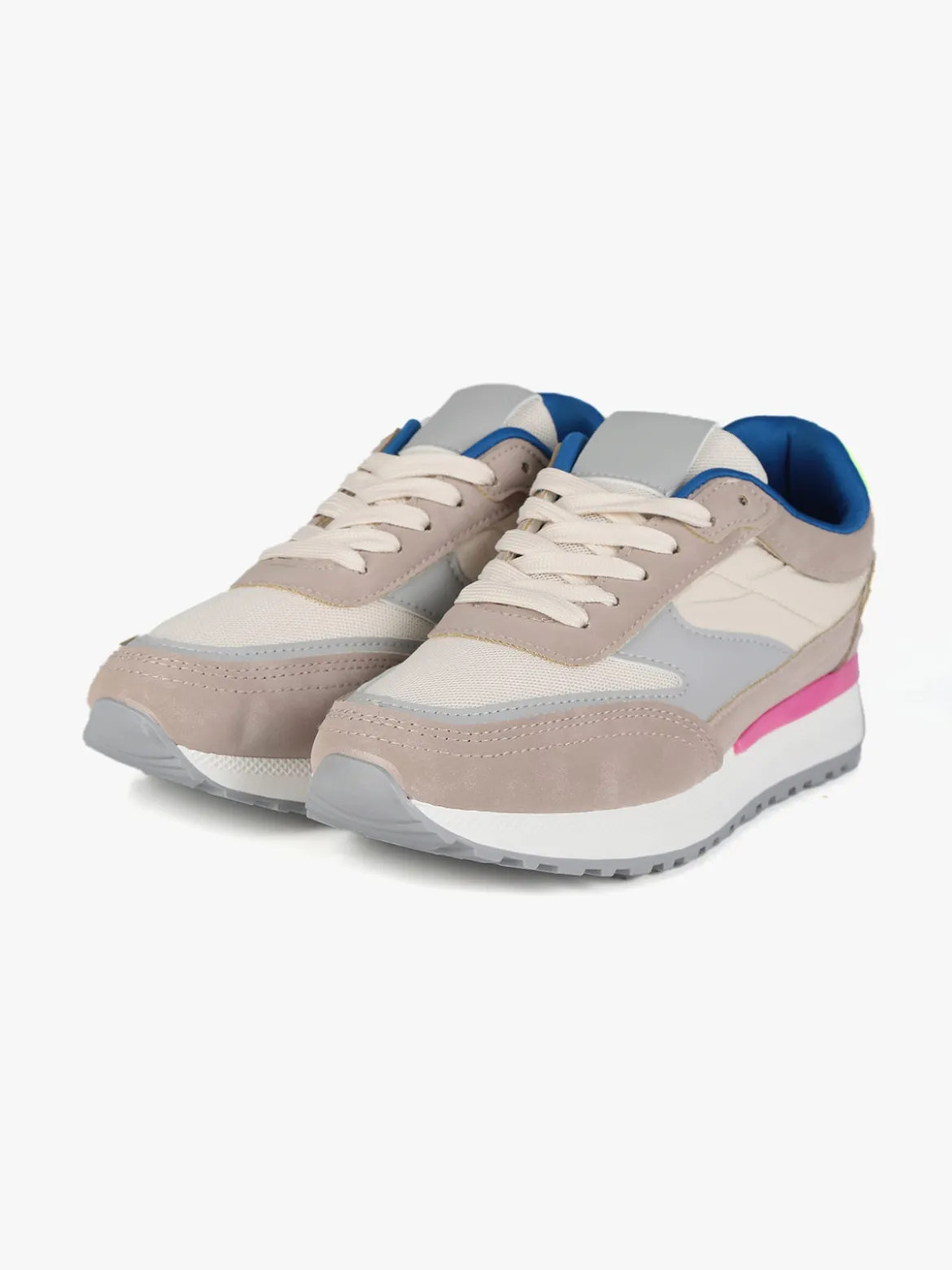Solada Sneakers multicolor donna con platform