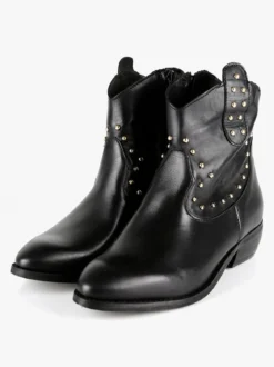 Solada Stivaletti in pelle donna con borchie