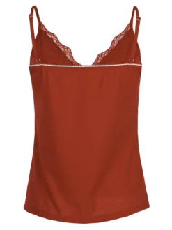 Solada Top a costine con pizzo