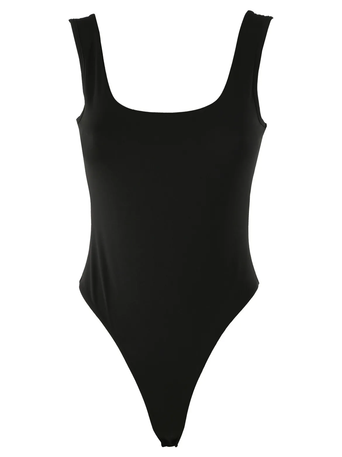 Solada Top body donna senza maniche sgambato - nero