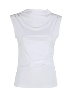 Solada Top donna accollato - bianco