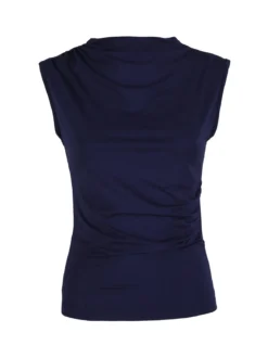 Solada Top donna accollato - blu scuro