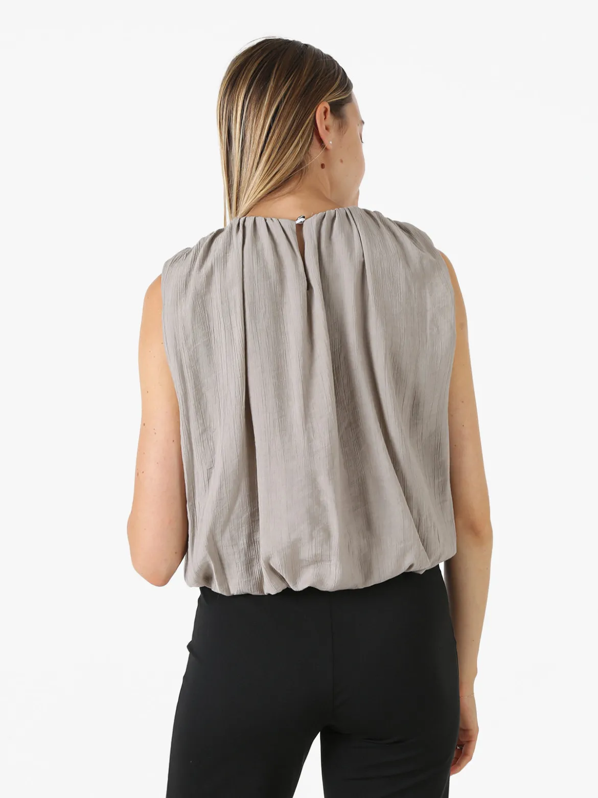 Solada Top donna a palloncino - fango
