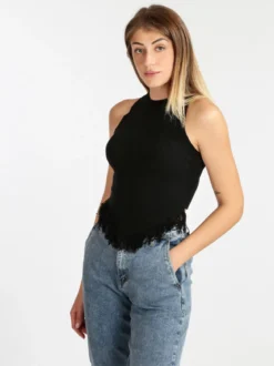Solada Top donna con frange