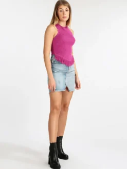 Solada Top donna con frange