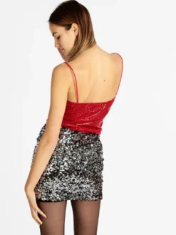 Solada Top donna con lurex