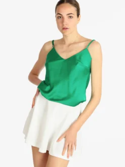 Solada Top donna effetto raso