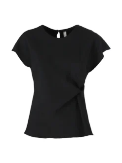 Solada Top donna girocollo senza maniche - nero