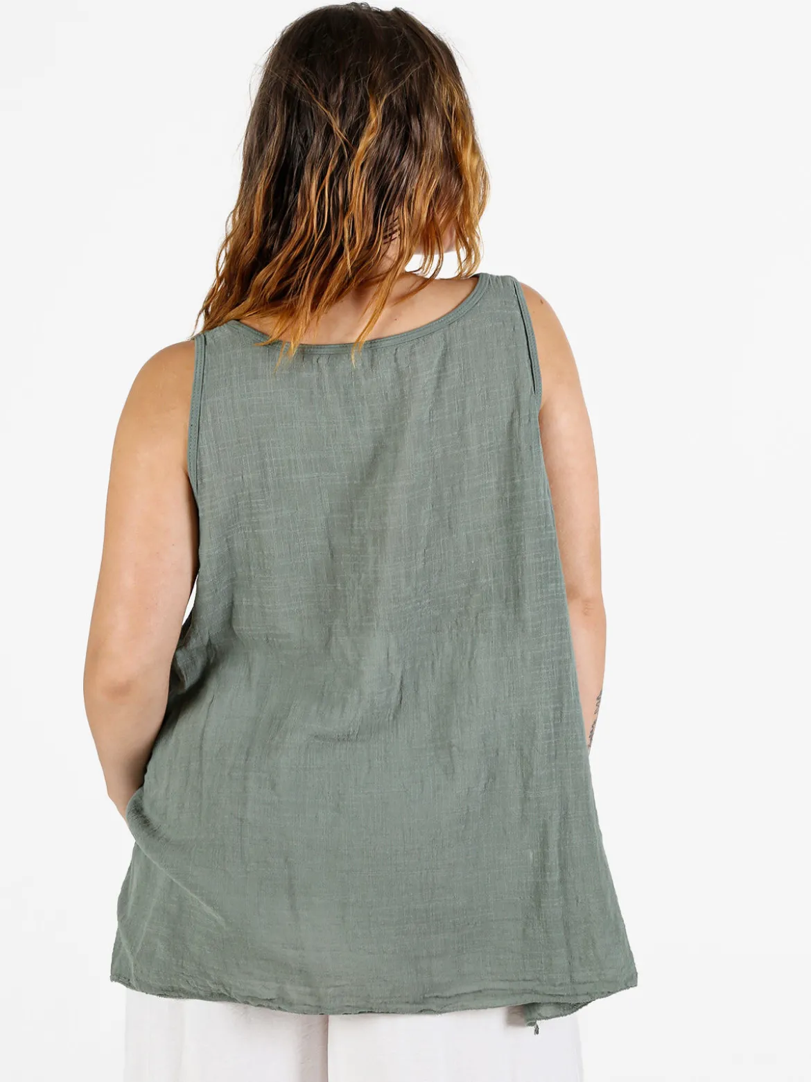 Solada Top donna oversize in cotone