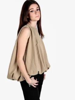 Solada Top donna senza maniche a palloncino