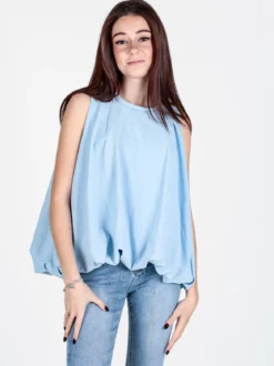 Solada Top donna senza maniche a palloncino