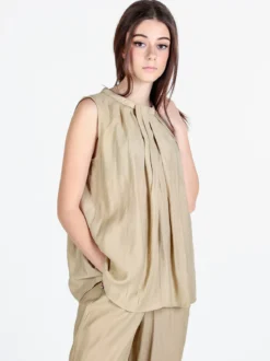 Solada Top donna smanicato oversize
