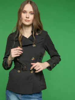 Solada Trench corto da donna a doppiopetto