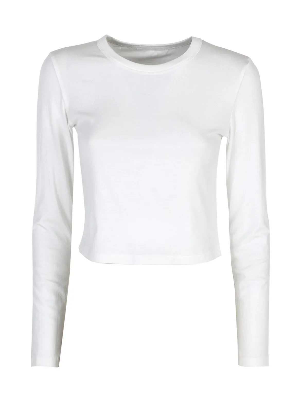 Solada T-shirt donna a maniche lunghe in viscosa - bianco