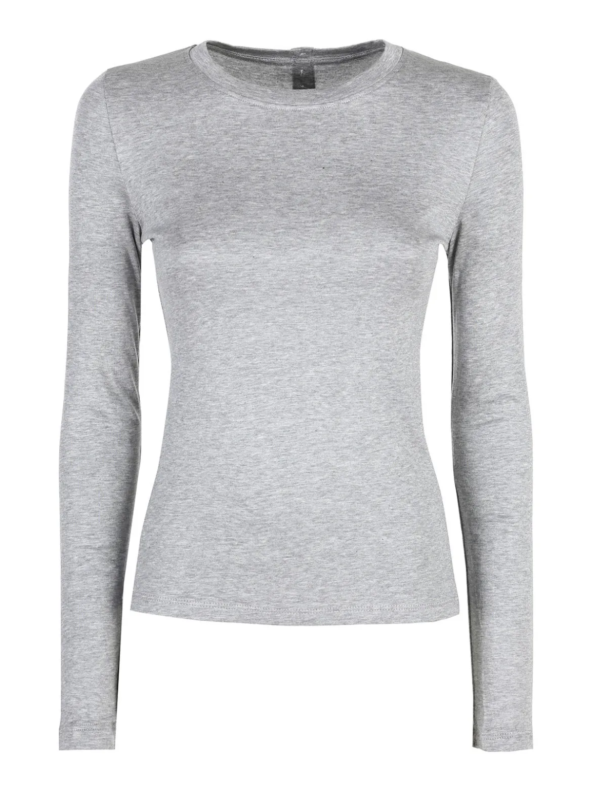 Solada T-shirt donna girocollo a maniche lunghe - grigio