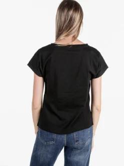 Solada T-shirt donna in cotone - nero