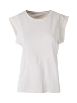 Solada T-shirt donna in cotone senza maniche - beige