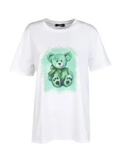 Solada T-shirt donna oversize con stampa orsacchiotto