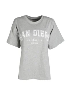 Solada T-shirt donna oversize con stampa scritta