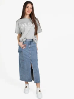 Solada T-shirt donna oversize con stampa scritta