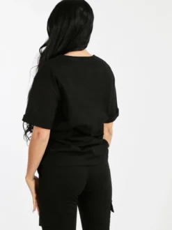 Solada T-shirt donna oversize in cotone