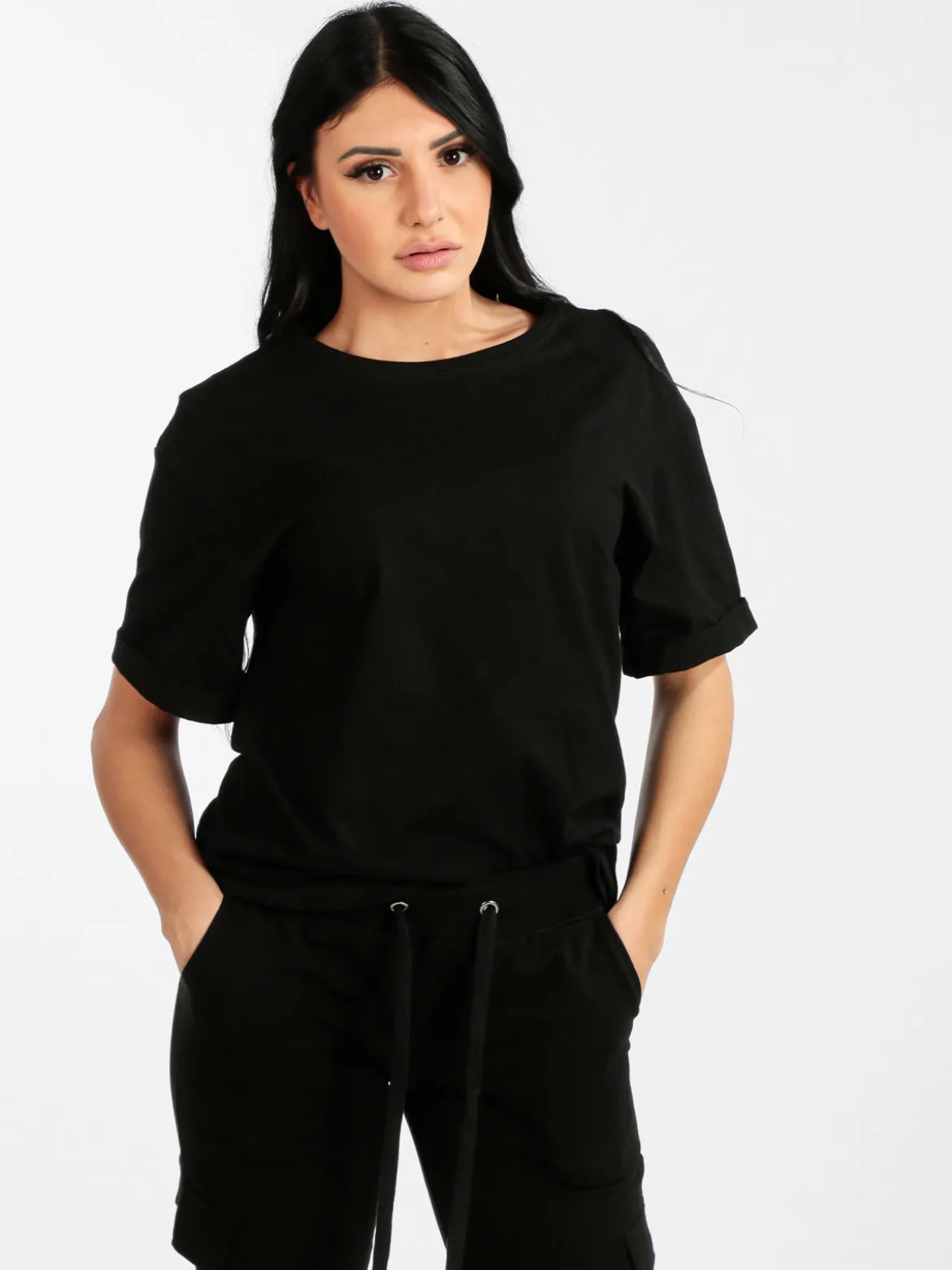 Solada T-shirt donna oversize in cotone