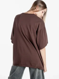 Solada T-shirt donna oversize tinta unita