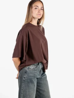 Solada T-shirt donna oversize tinta unita