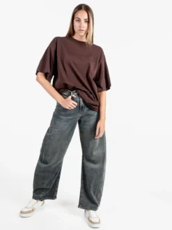 Solada T-shirt donna oversize tinta unita