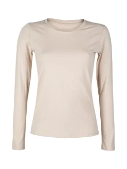 Solada T-shirt girocollo da donna a maniche lunghe