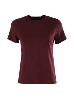 Solada T-shirt girocollo da donna - bordeaux