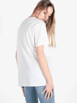 Solada T-shirt girocollo da donna con stampa e dettagli strass