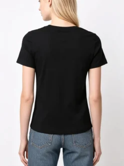 Solada T-shirt girocollo da donna - nero