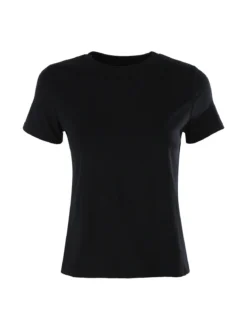 Solada T-shirt girocollo da donna - nero