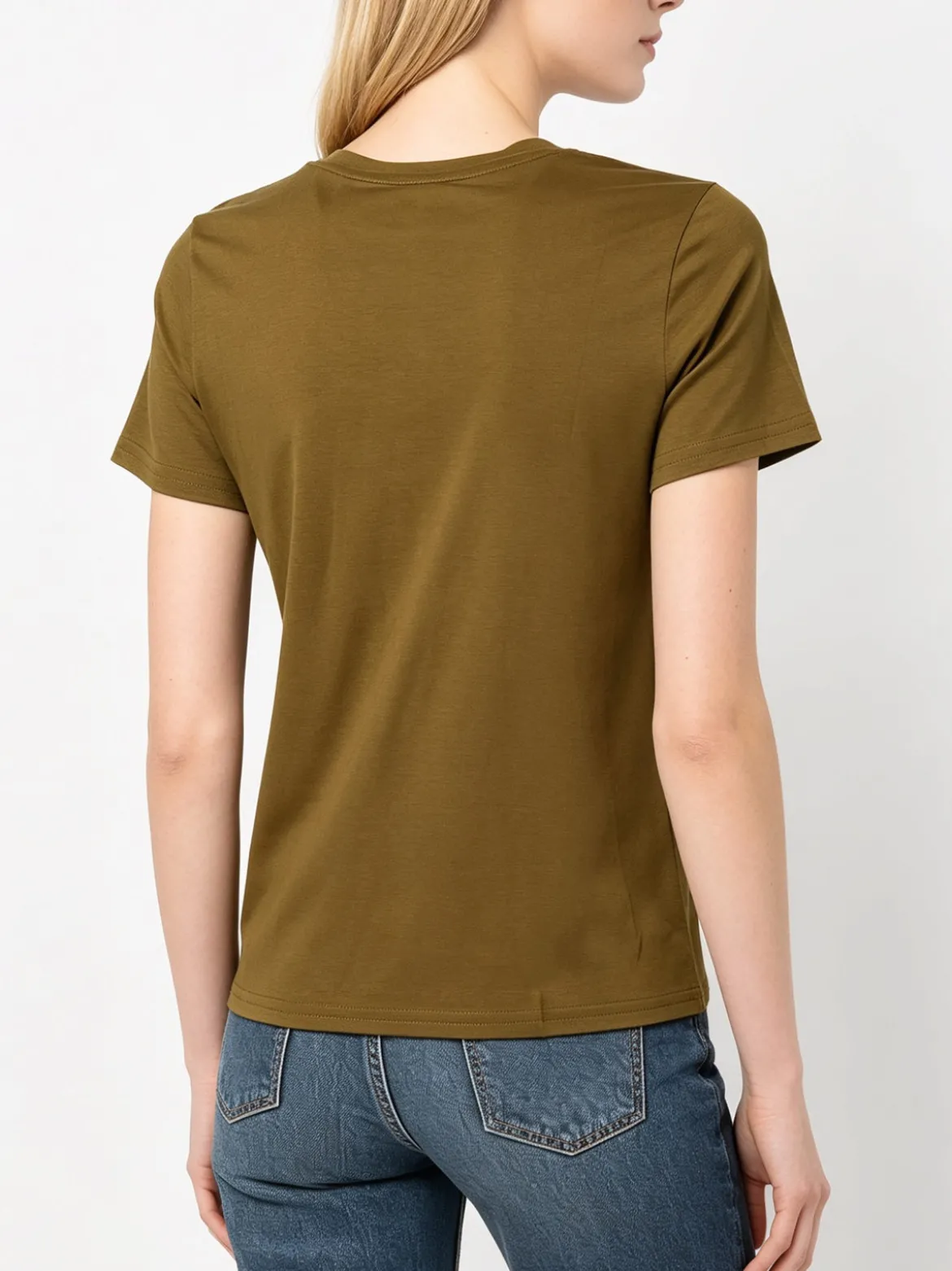 Solada T-shirt girocollo da donna - oliva