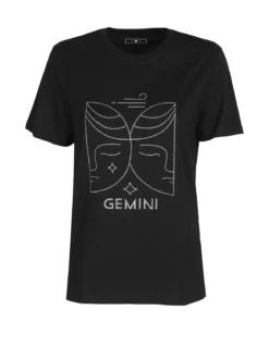 Solada T-shirt manica corta donna segno zodiacale Gemelli
