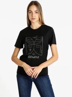 Solada T-shirt manica corta donna segno zodiacale Gemelli