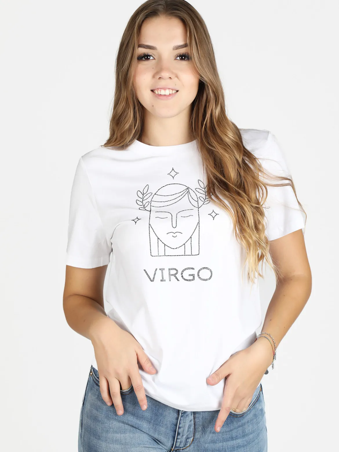 Solada T-shirt manica corta donna segno zodiacale Vergine