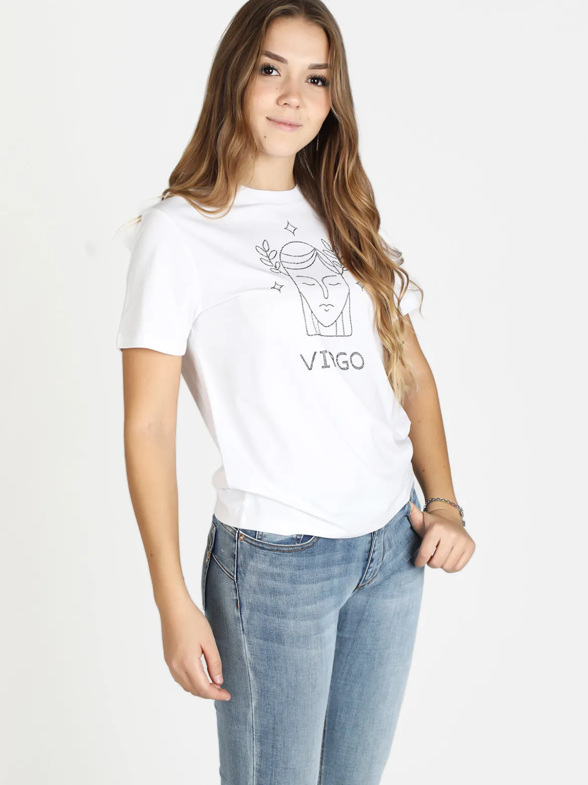 Solada T-shirt manica corta donna segno zodiacale Vergine