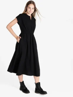 Solada Vestito donna a maniche corte con scollo a V