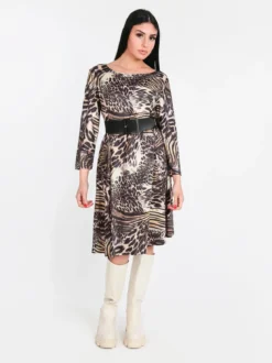 Solada Vestito donna fantasia animalier