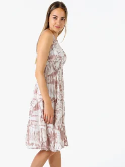 Solada Vestito donna in cotone con spalline strette - beige