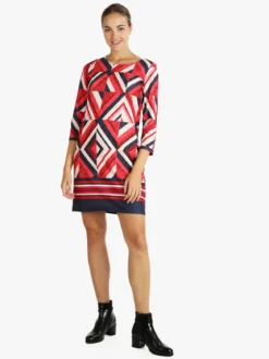 Solada Vestito donna manica lunga con stampa