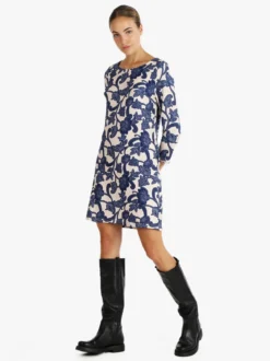 Solada Vestito donna manica lunga con stampa floreale