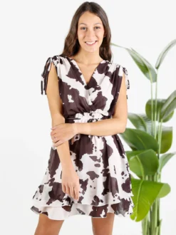 Solada Vestito donna senza maniche con scollo V