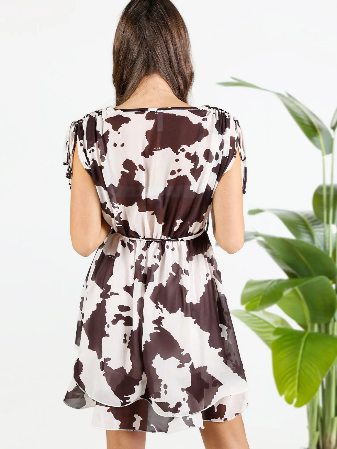 Solada Vestito donna senza maniche con scollo V