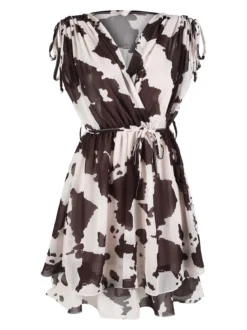 Solada Vestito donna senza maniche con scollo V