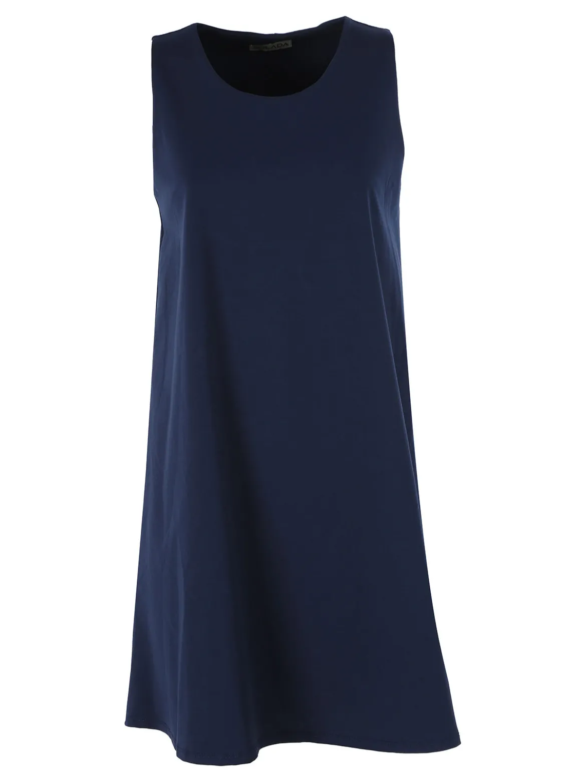 Solada Vestito donna svasato senza maniche - blu scuro