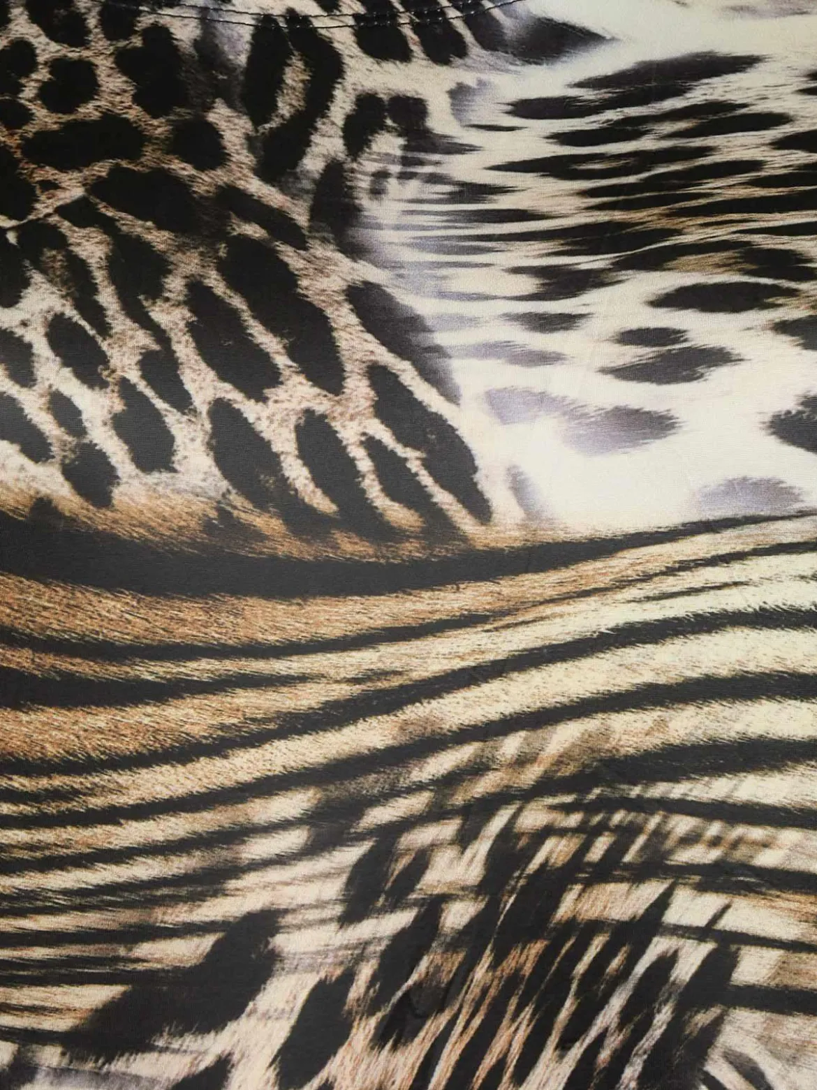 Solada Vestito leopardato manica a 3/4